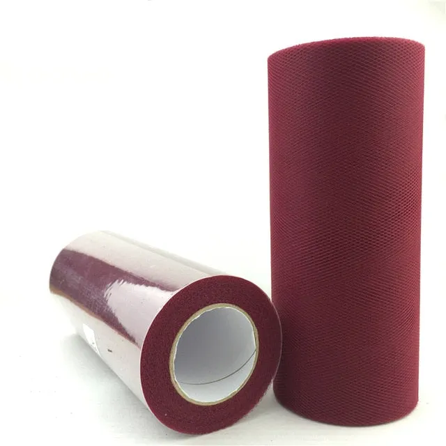 Tulle Roll 15cm 22m Roll Fabric Spool Tutu Baby Shower Party Birthday Gift Wrap Wedding Decoration Party Favors Event Supplies.