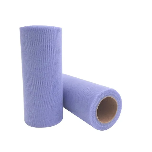 Tulle Roll 15cm 22m Roll Fabric Spool Tutu Baby Shower Party Birthday Gift Wrap Wedding Decoration Party Favors Event Supplies.