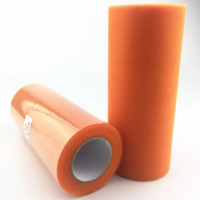 Tulle Roll 15cm 22m Roll Fabric Spool Tutu Baby Shower Party Birthday Gift Wrap Wedding Decoration Party Favors Event Supplies.