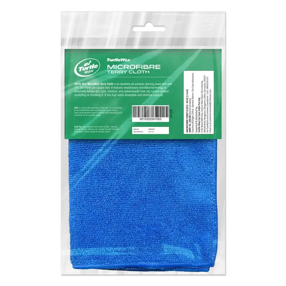 Turtle Wax Microfiber Terry Cloth 400gsm, 40x40cm