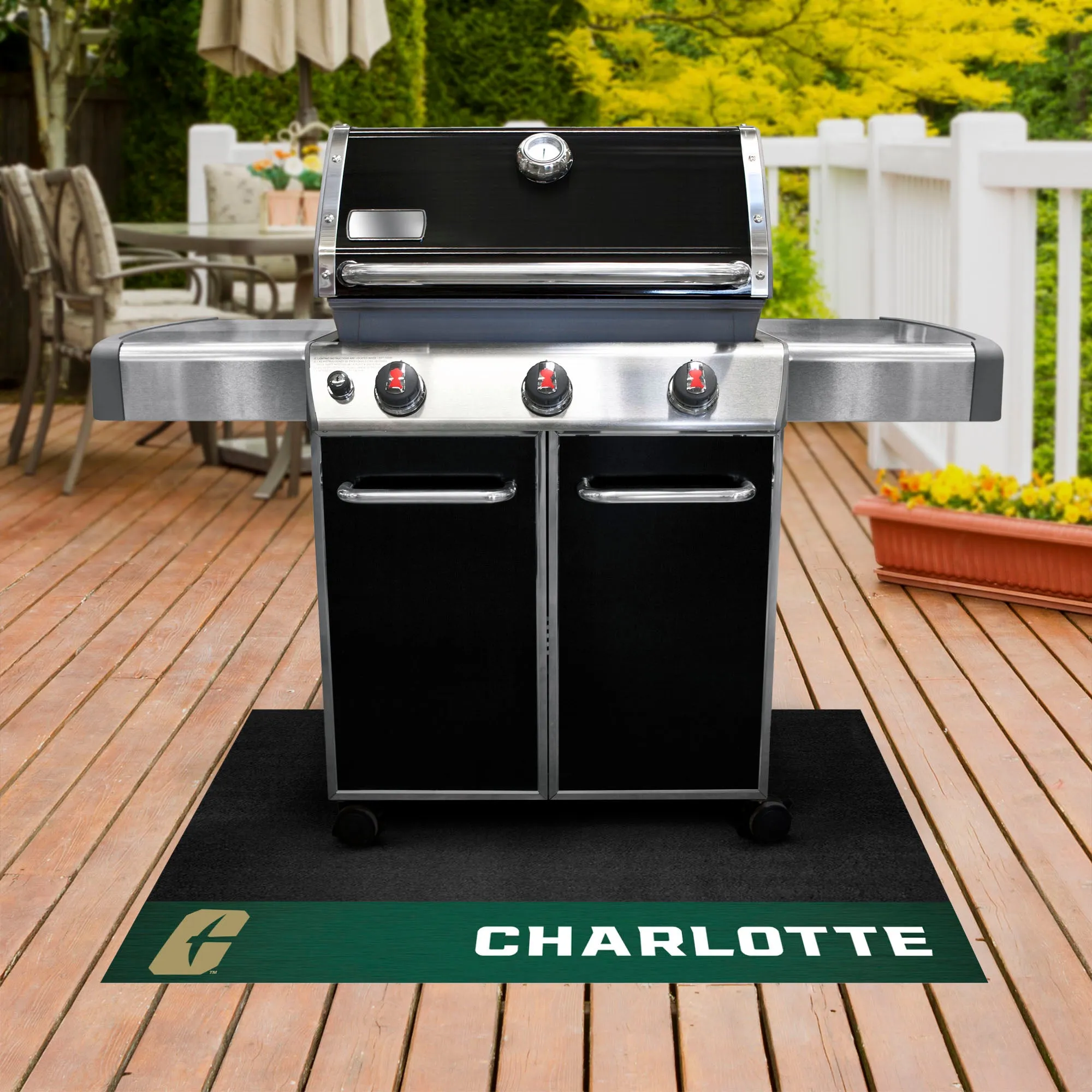 UNC University of North Caroli Grill Mat - Standard