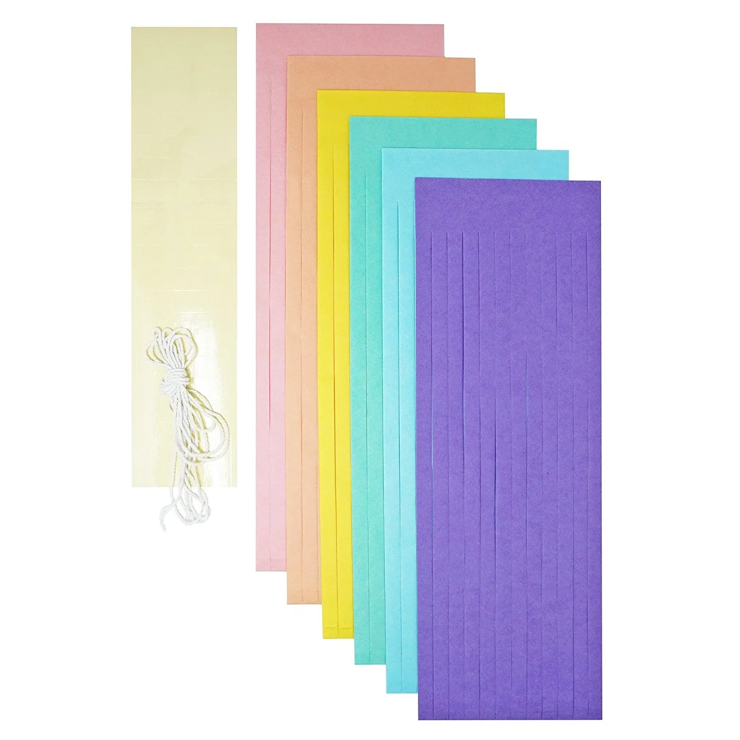 Unicorn Pastel Rainbow Tassel Garland Banner Hanging Party Decoration