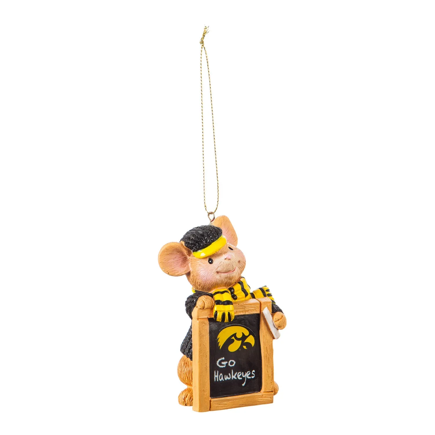 University of Iowa, Holiday Mouse Ornament,3ot980mou