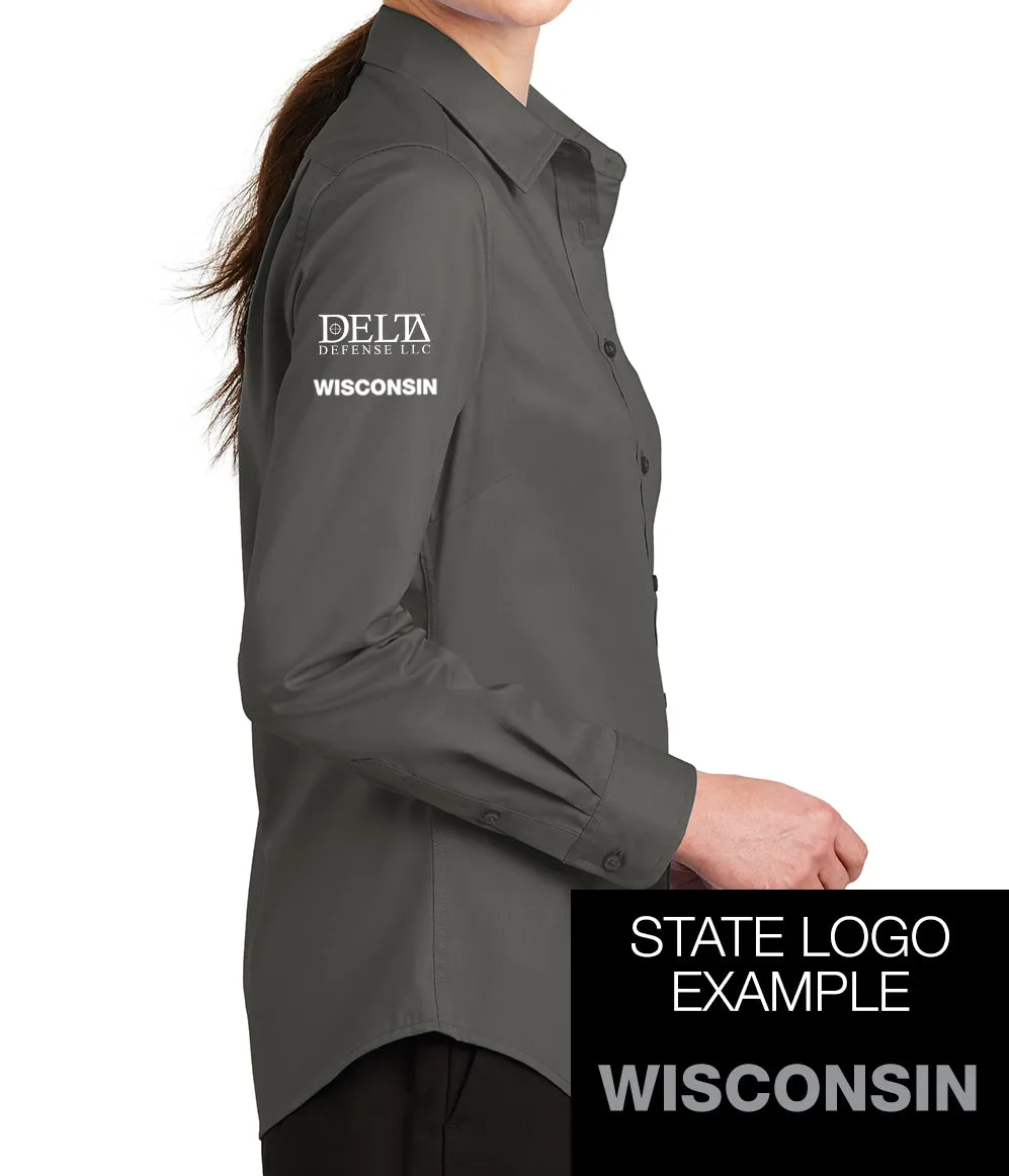 USCCA Port Authority® Ladies SuperPro™ Twill Shirt