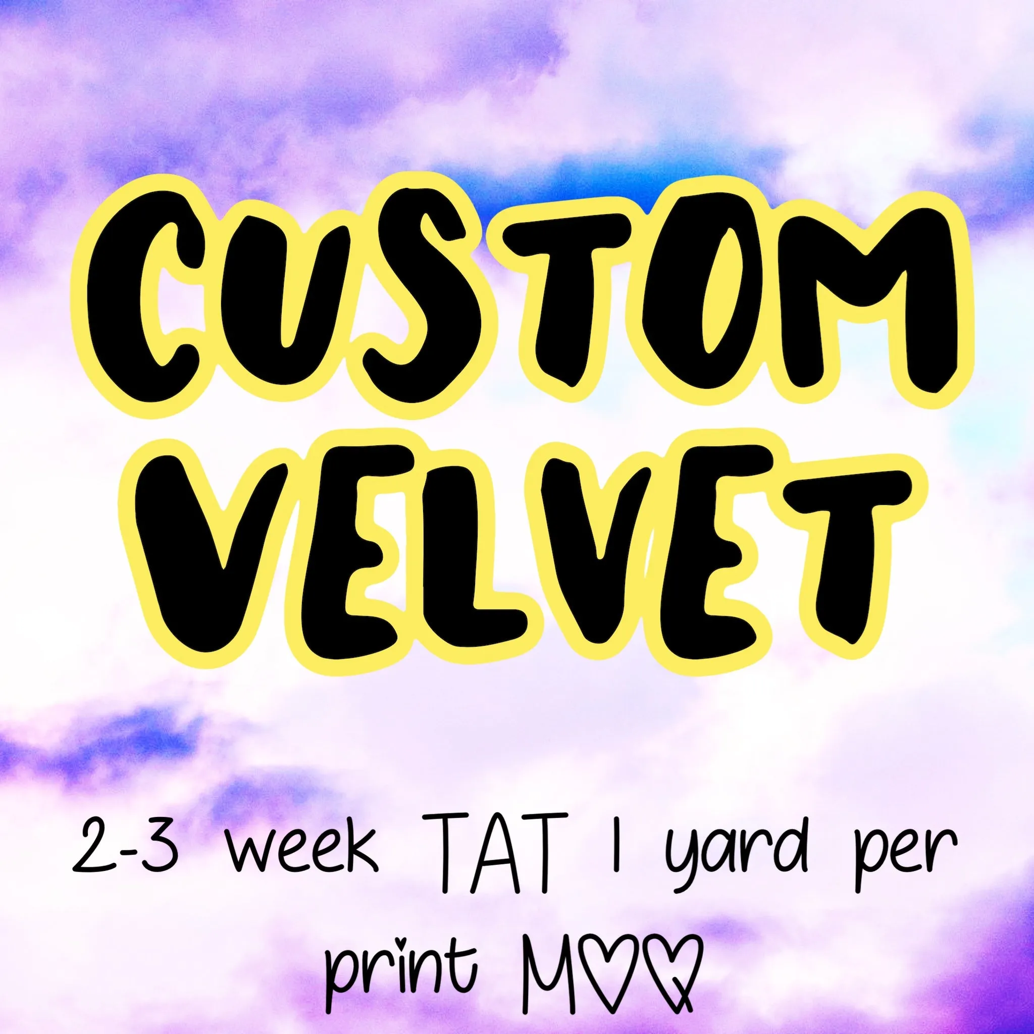 VELVET CUSTOM FABRIC