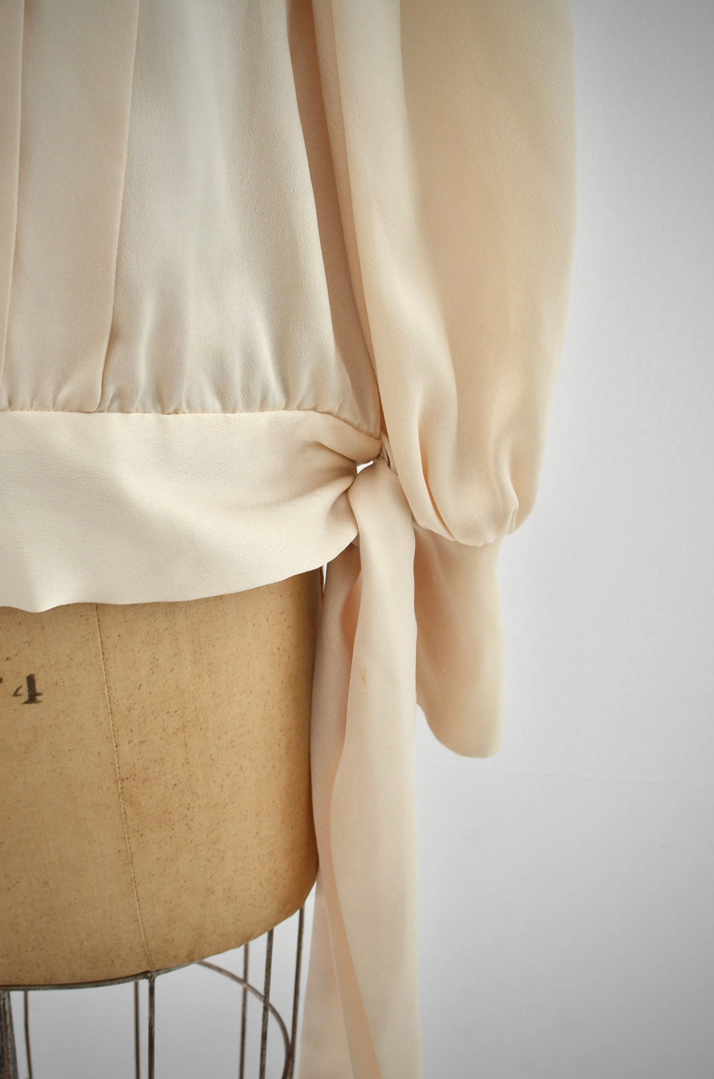 Vintage Cream Blouse