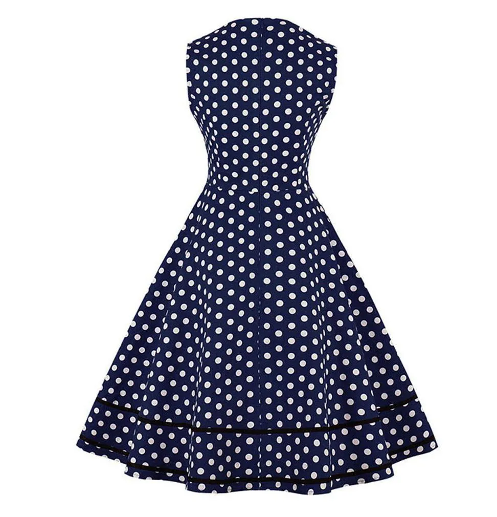 Vintage Floral Print Cocktail Dress 1950s