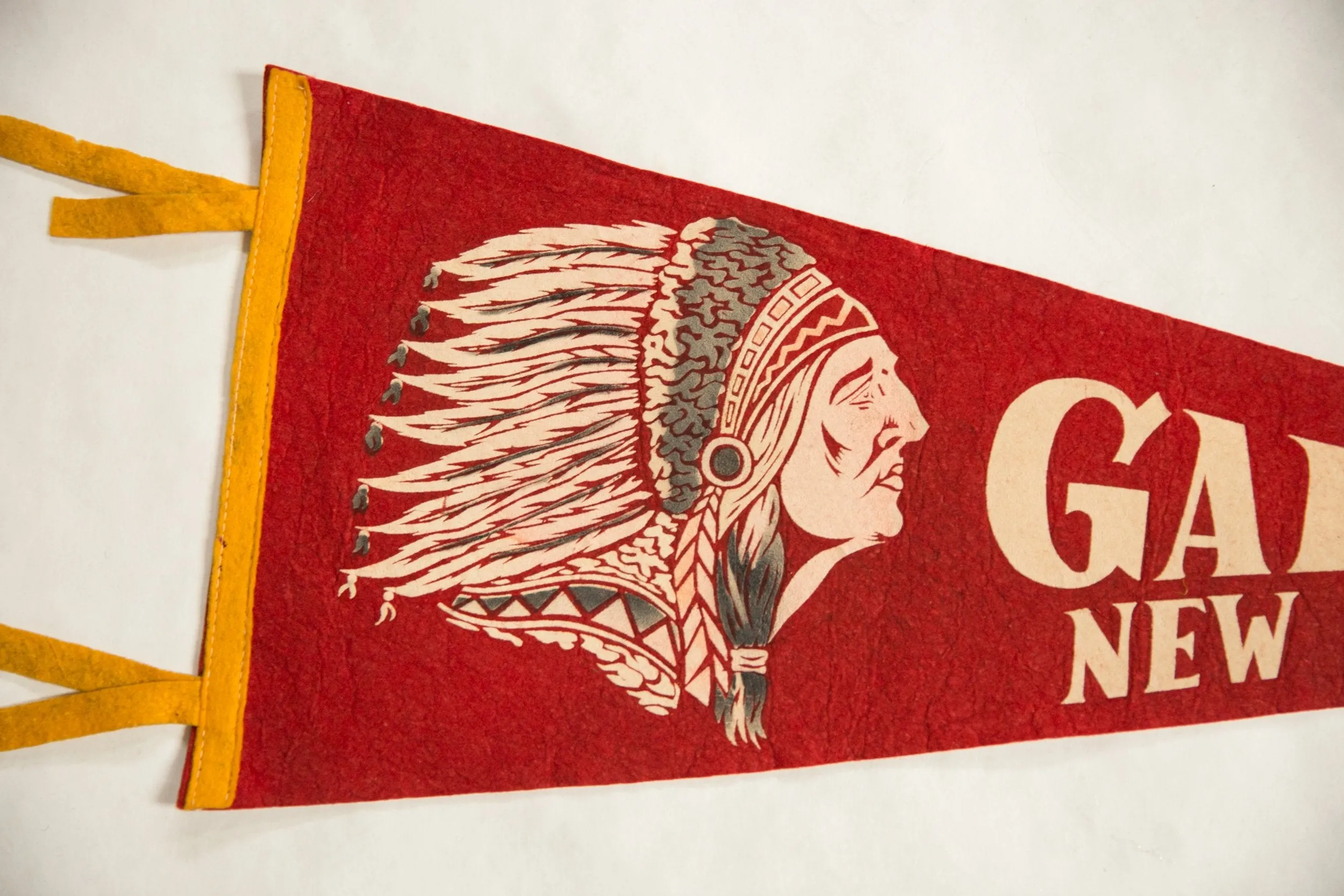 Vintage Gallup New Mexico Felt Flag