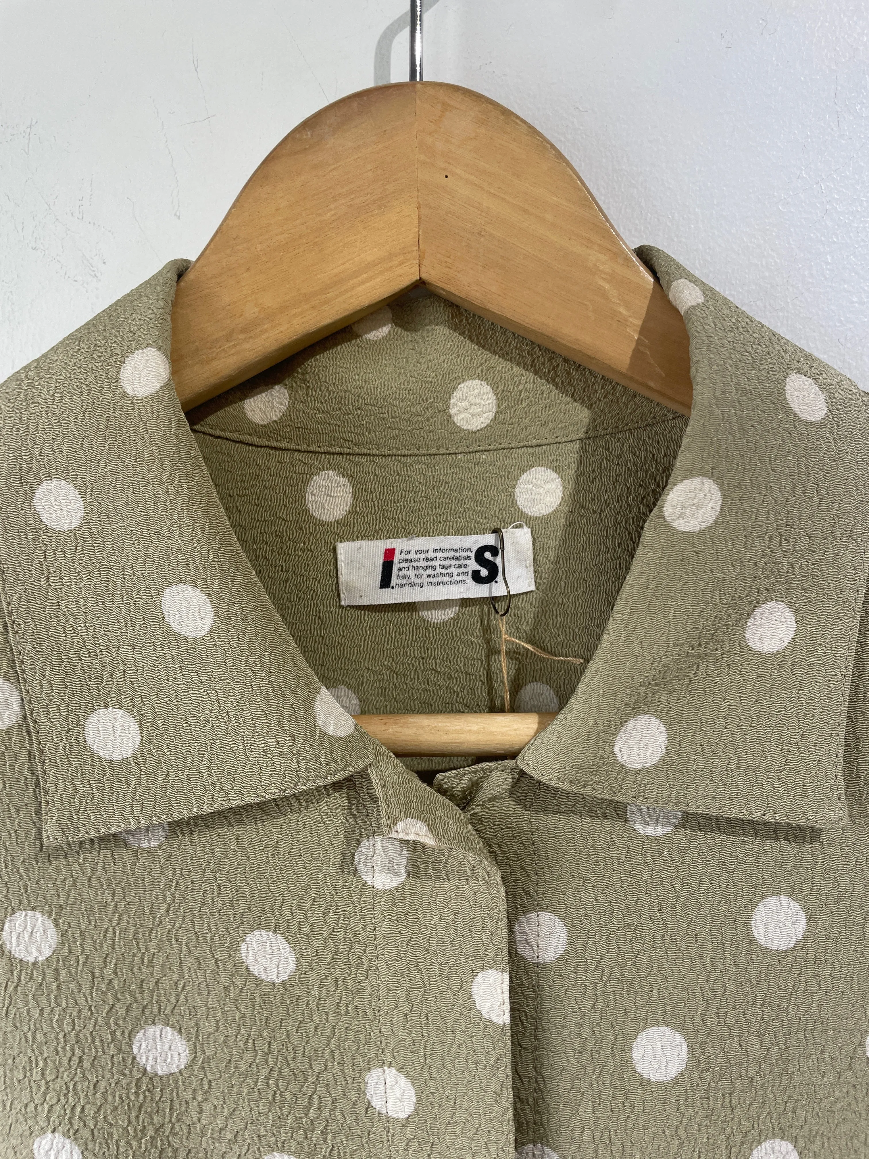 Vintage Issey Miyake Sport Polka Dot Blouse