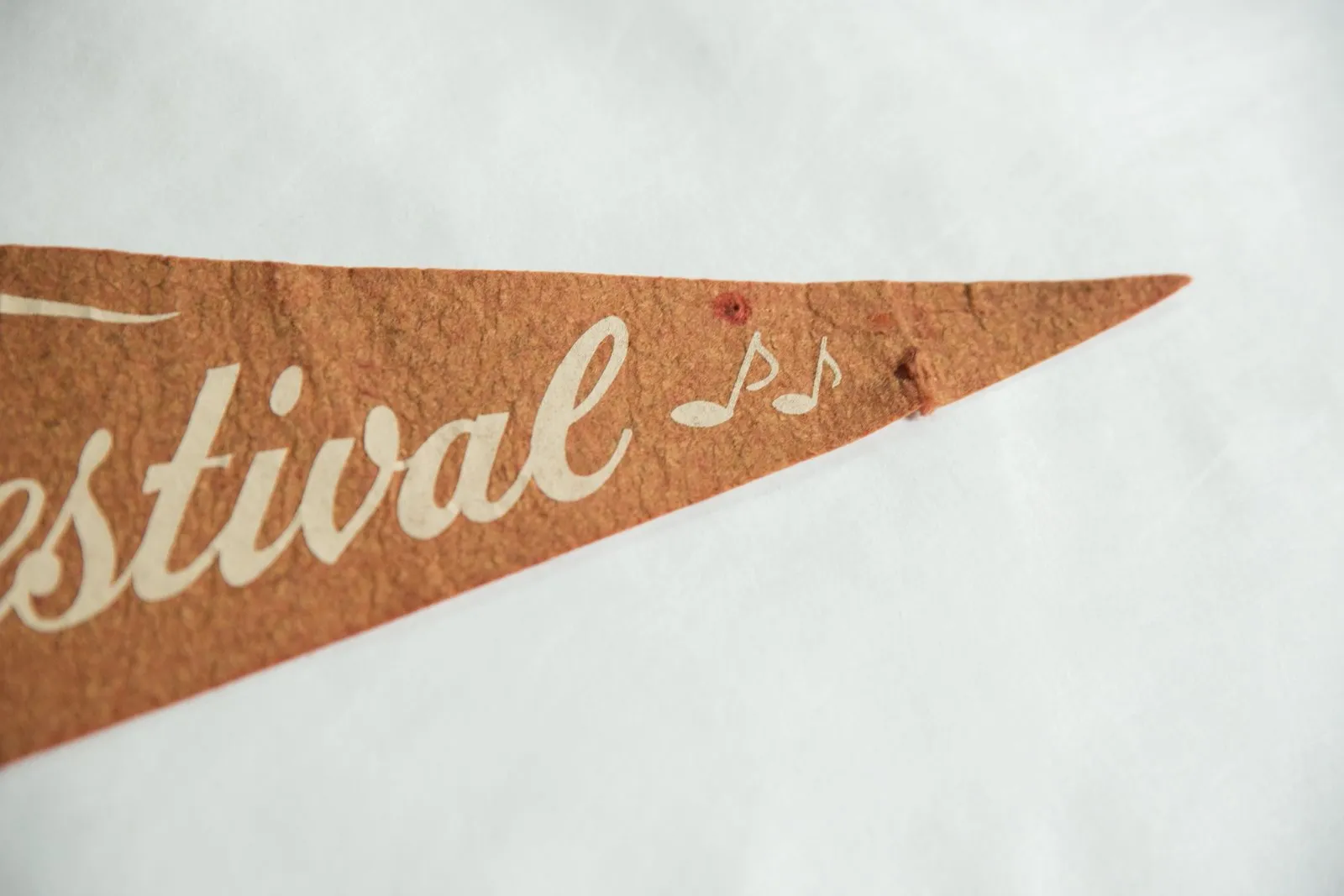 Vintage Musical Festival Chicago Felt Flag Pennant