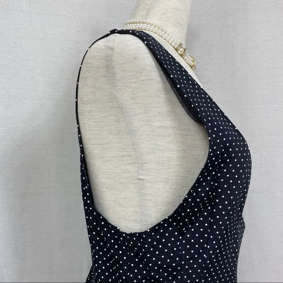 Vintage Polka Dot Wrap Dress