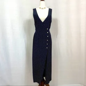 Vintage Polka Dot Wrap Dress