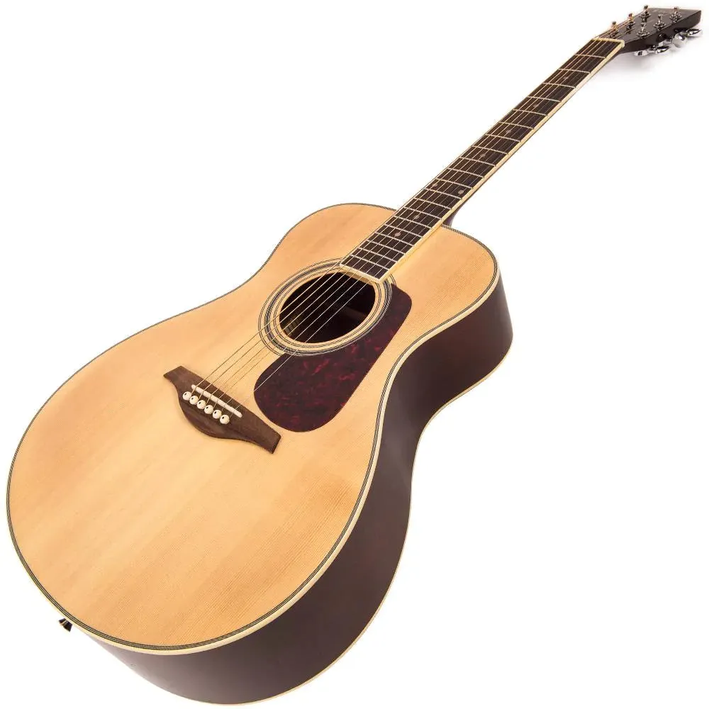 Vintage V300OFT akustinen folk-kitarasetti Natural