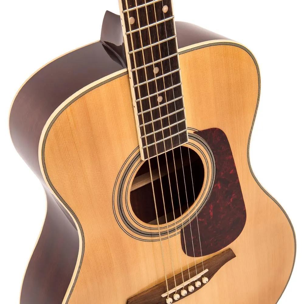 Vintage V300OFT akustinen folk-kitarasetti Natural