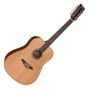 Vintage V501 12-String Acoustic Dreadnought ~ Satin Natural