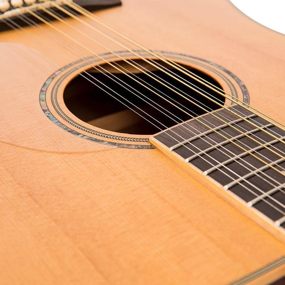 Vintage V501 12-String Acoustic Dreadnought ~ Satin Natural