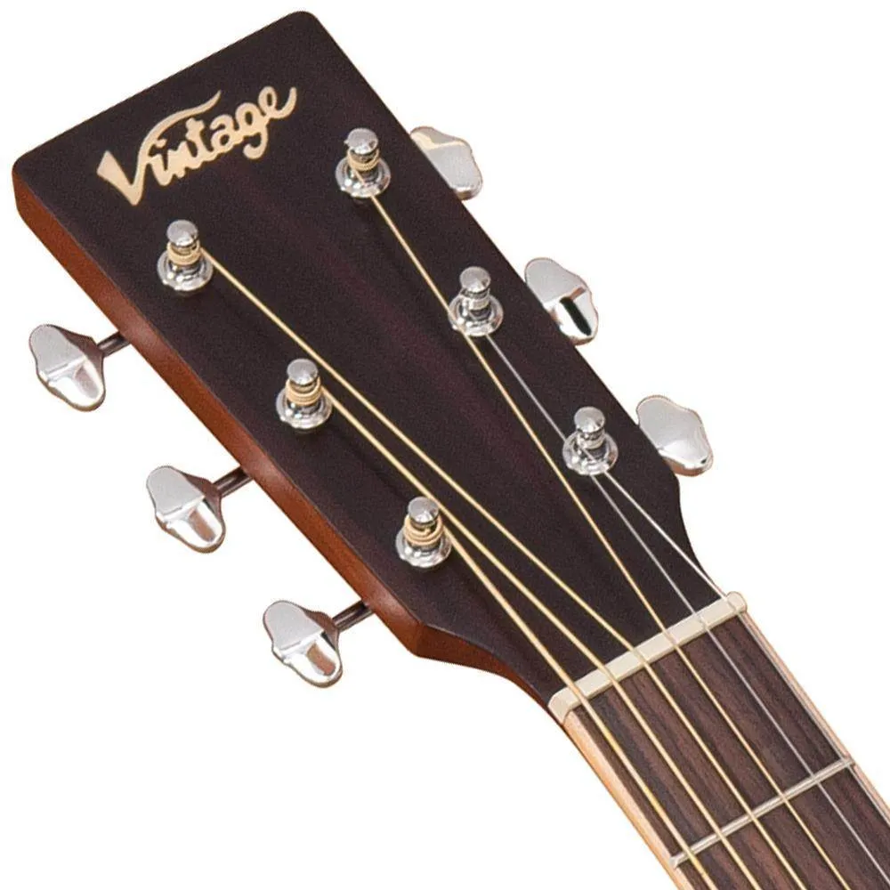 Vintage V501 Acoustic Dreadnought ~ Satin Natural