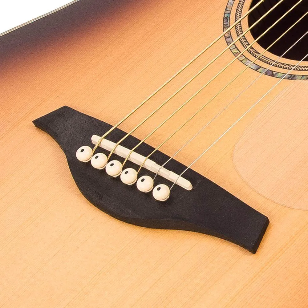 Vintage V501 Acoustic Dreadnought ~ Satin Tobacco Sunburst