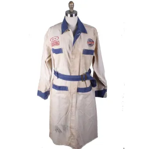 Vtg 40’s Chrysler Auto Mechanic Shop Coat Sz 38 Sanforized Cowden Herringbone