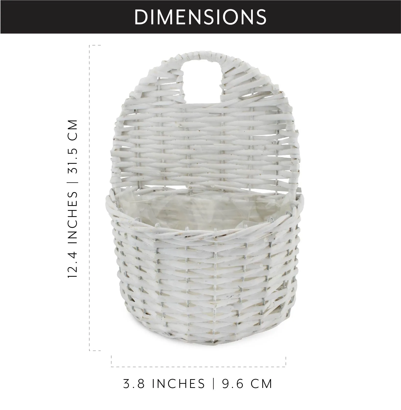 Wall Pocket Baskets (2-Pack)