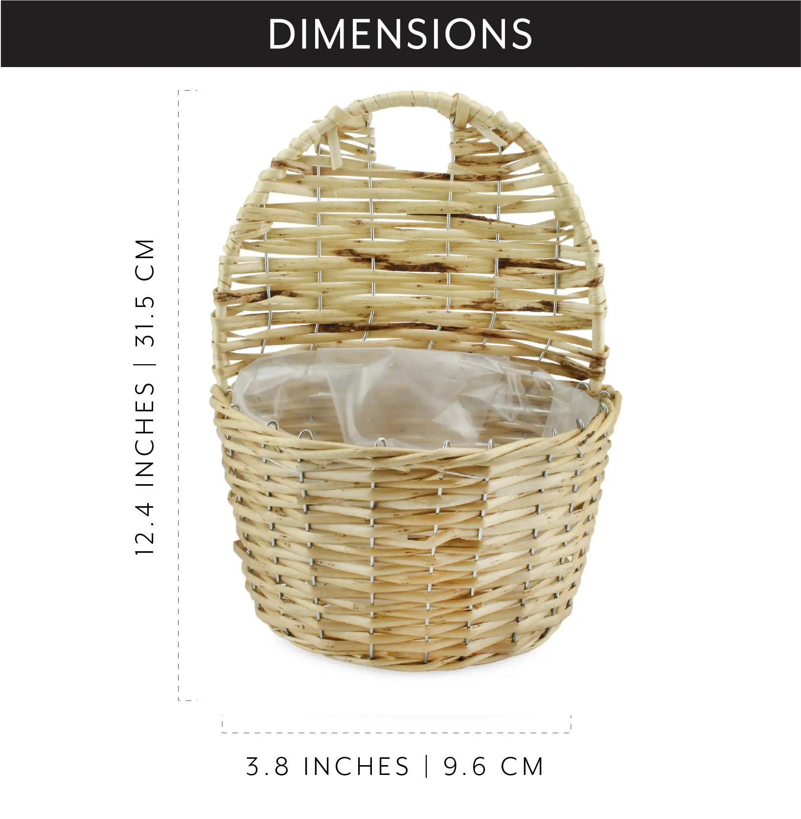 Wall Pocket Baskets (2-Pack)