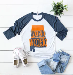 Watercolor Adult AU State Tee