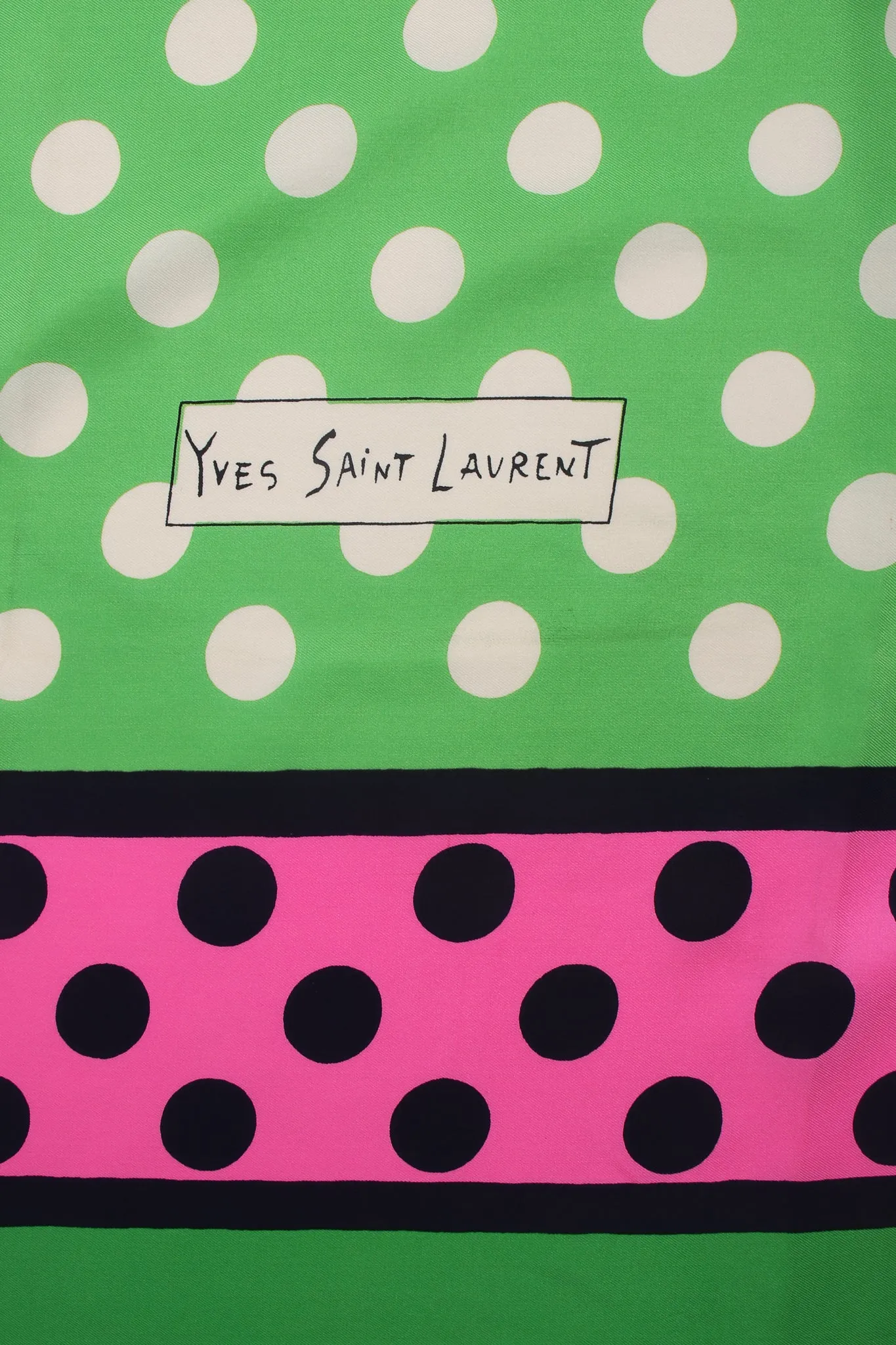 Watermelon Dot Silk Scarf