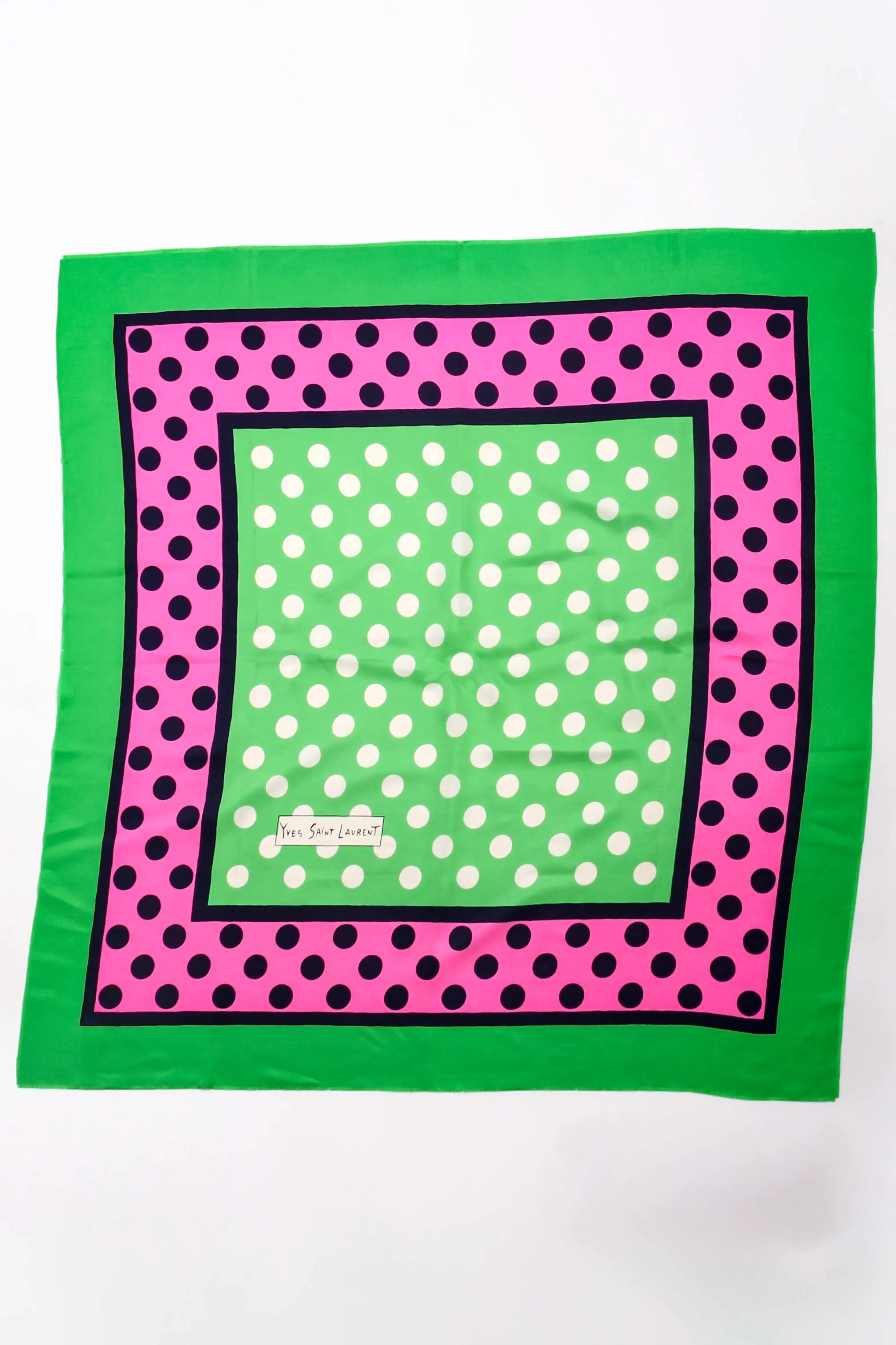 Watermelon Dot Silk Scarf
