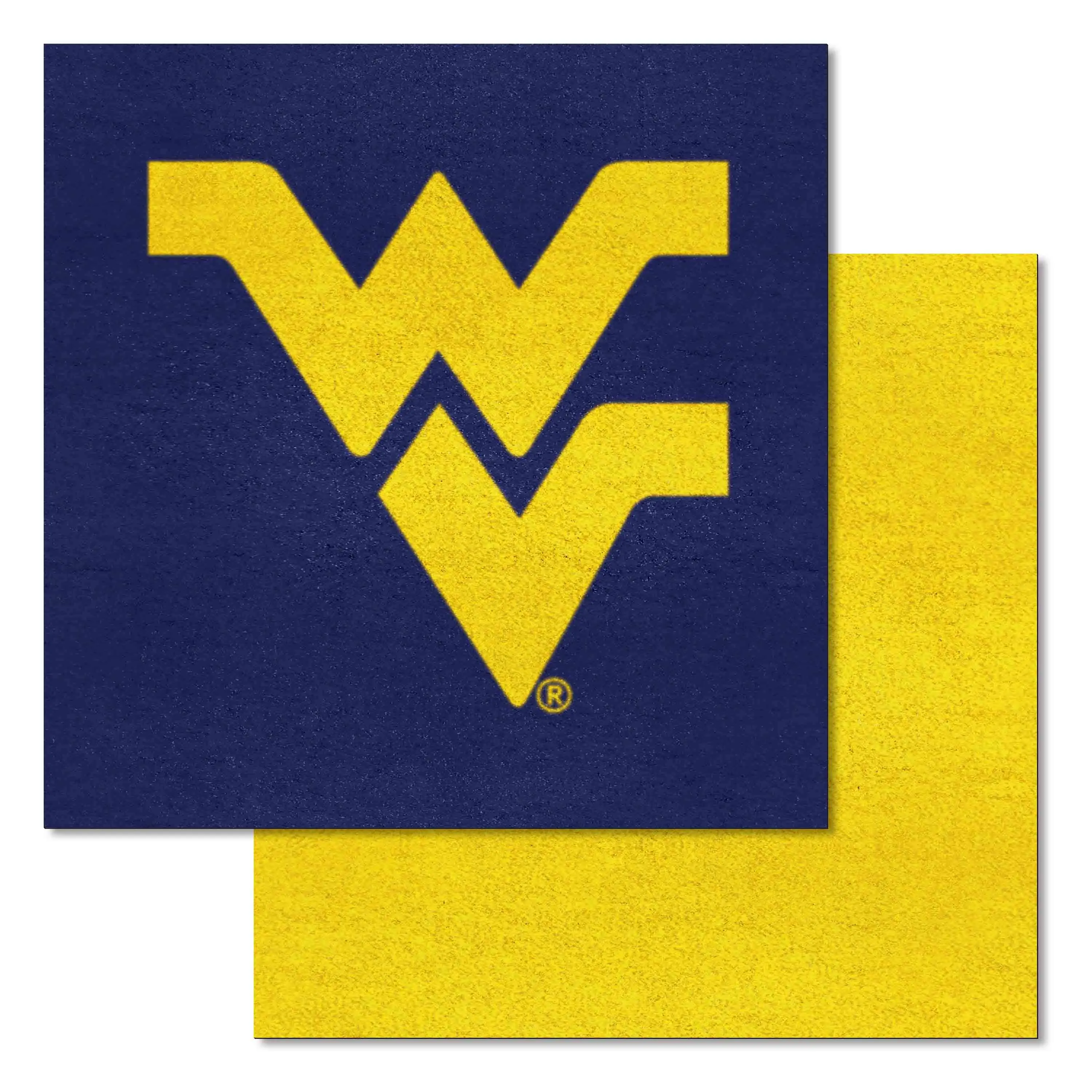 West Virginia University Team Carpet Tiles