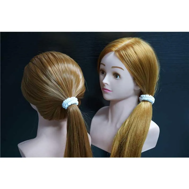 White silk scrunchies mini