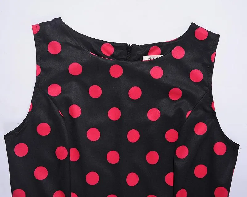 Women's 1950s Fashion Audrey Summer Vintage Rockabilly Swing Dress 50s Dresses