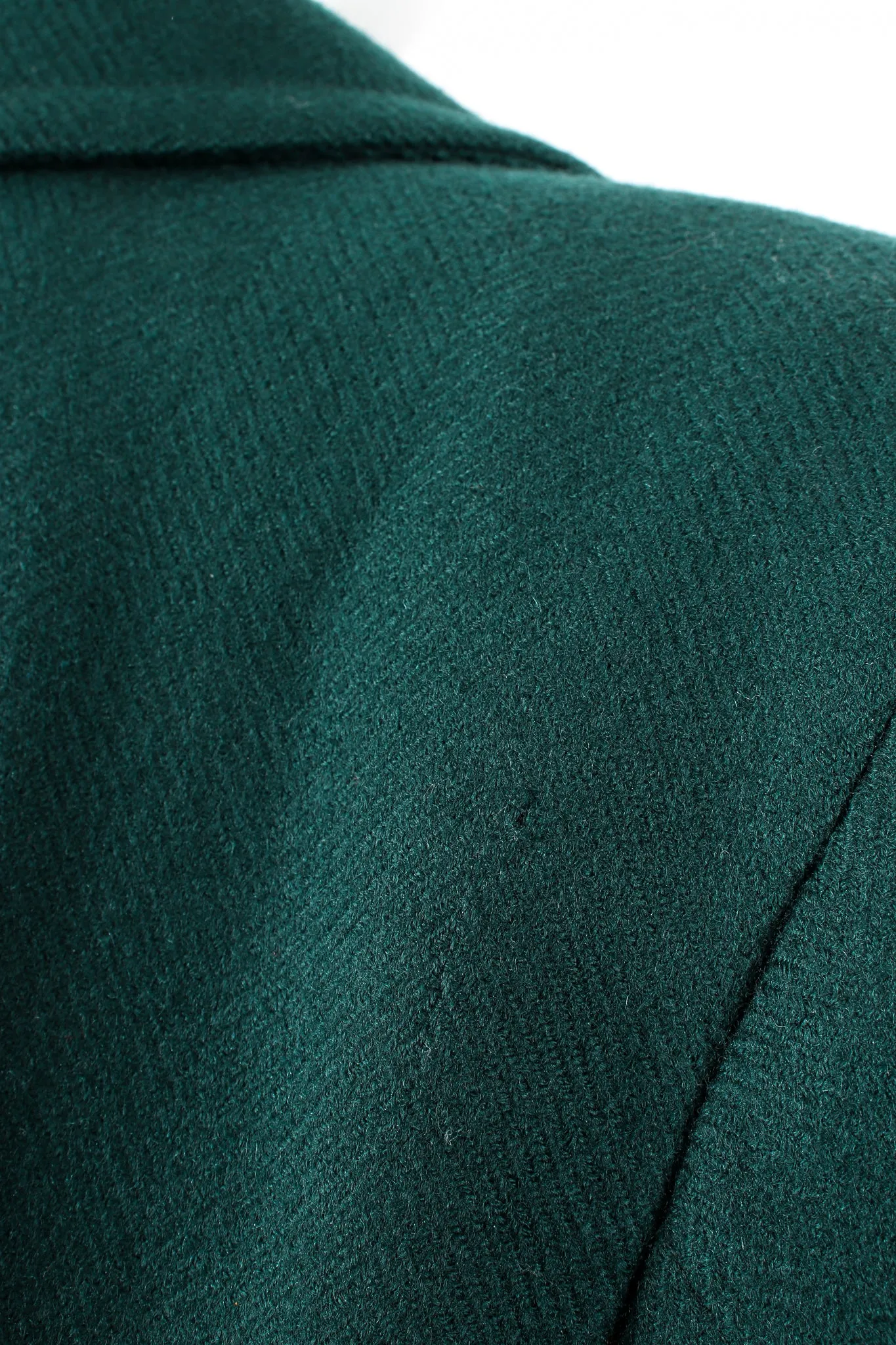 Wool Herringbone Swing Coat