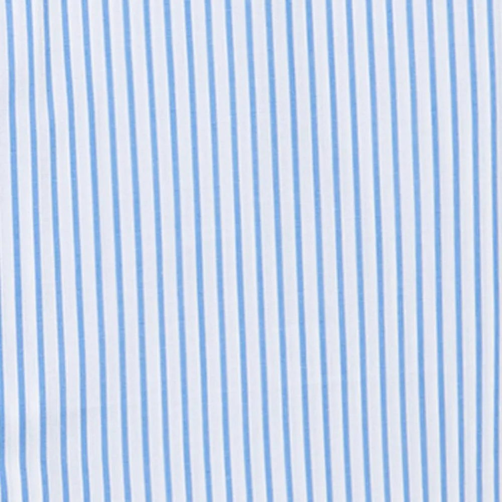 Wrinkle Resistant Stripe - Blue