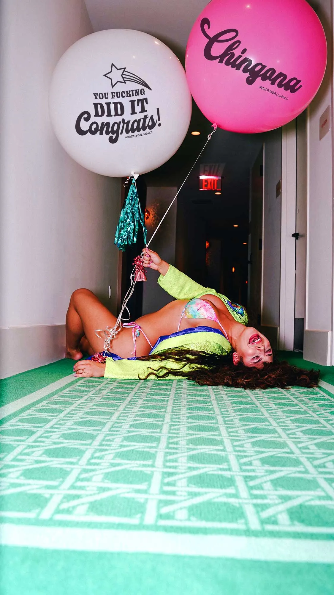 You Fucking Did It! Jumbo Badass Balloon with Tassel